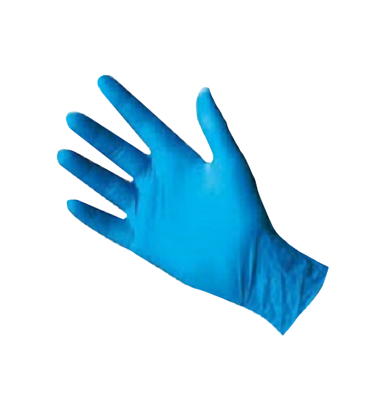 Rękawiczki nitrilowe niebieskie